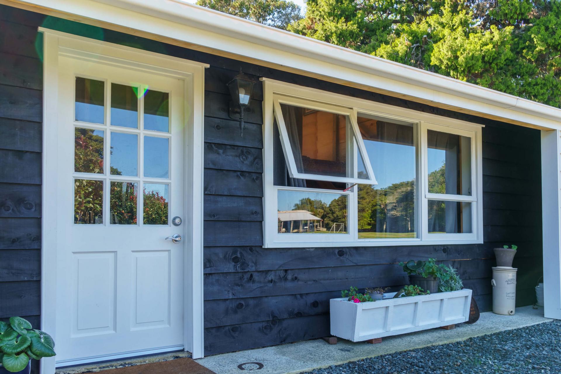 Renovated front exterior of house