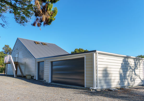 Garage extension off of main home