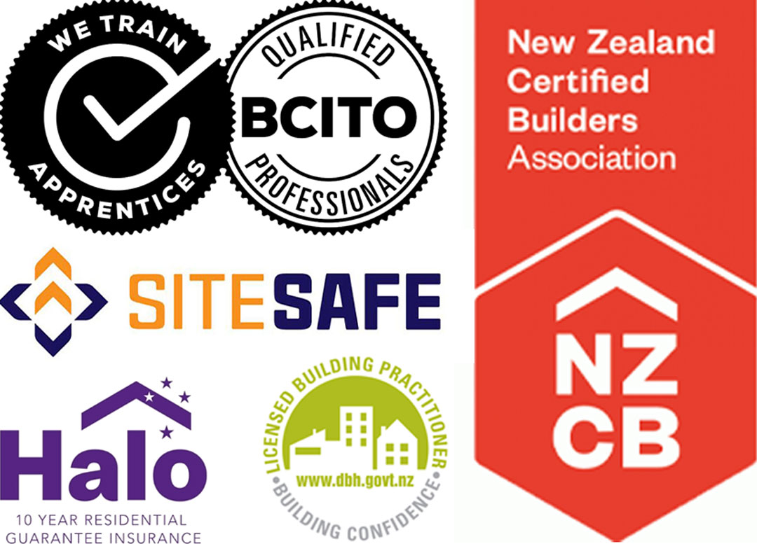 Building certification logos